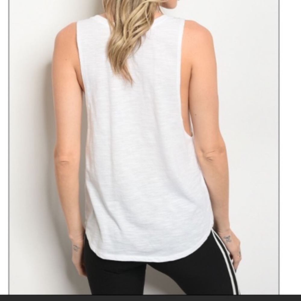 2/$10 1LARGE LEFT "Not Interested" Tank - Picture 2 of 3
